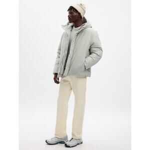 Gap Hooded Oversized Parka Jacket Mens XL Silver‎